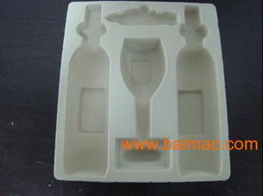 紅酒植絨吸塑內托盒 工藝植絨賦能高端包裝